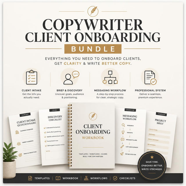 Copywriter Client Onboarding Bundle