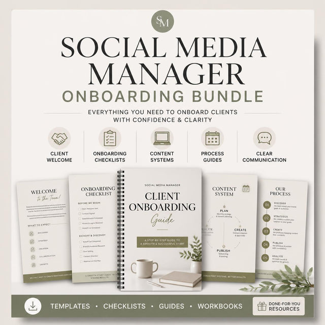Social Media Manager Onboarding Bundle