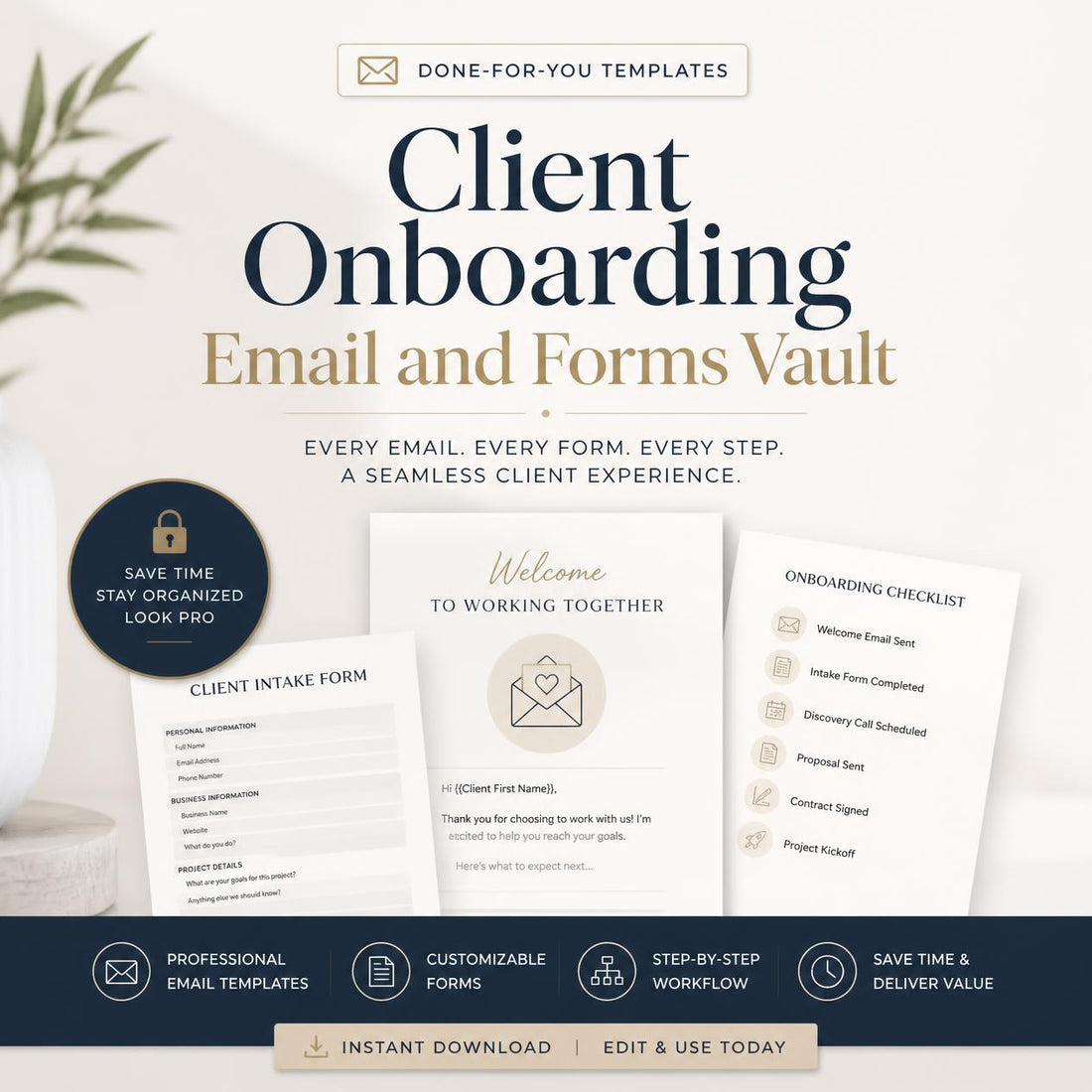 Client Onboarding Email and Forms Vault