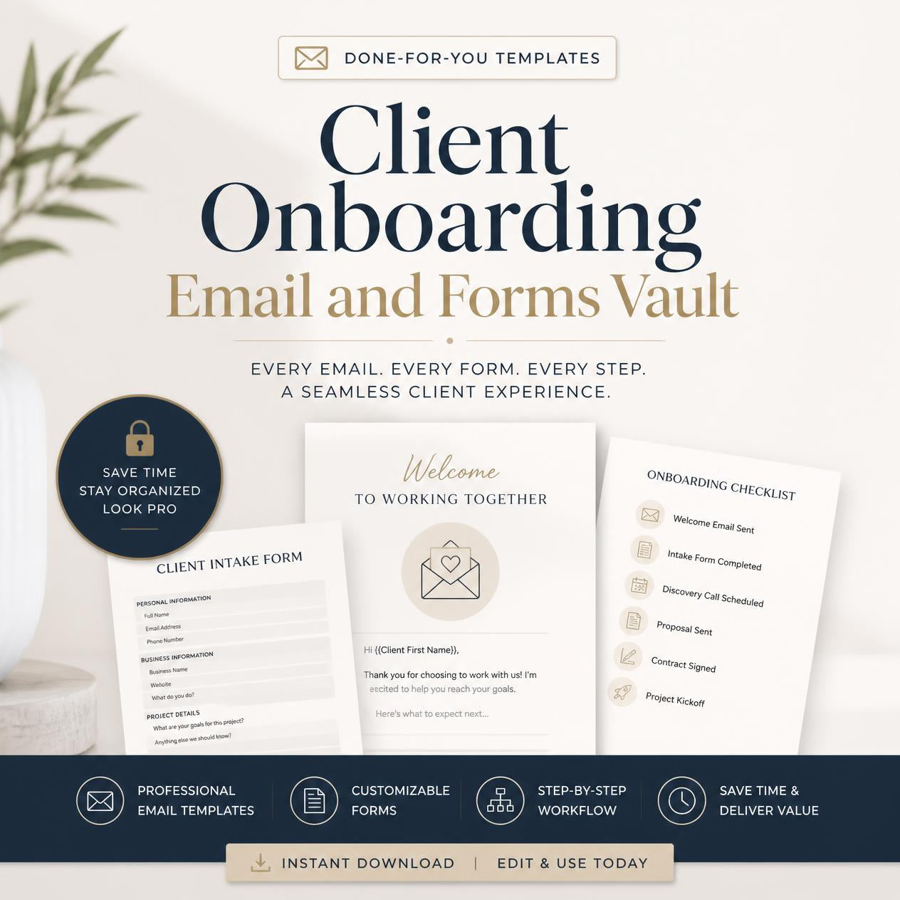 Client Onboarding Email and Forms Vault