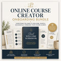 Online Course Creator Onboarding Bundle