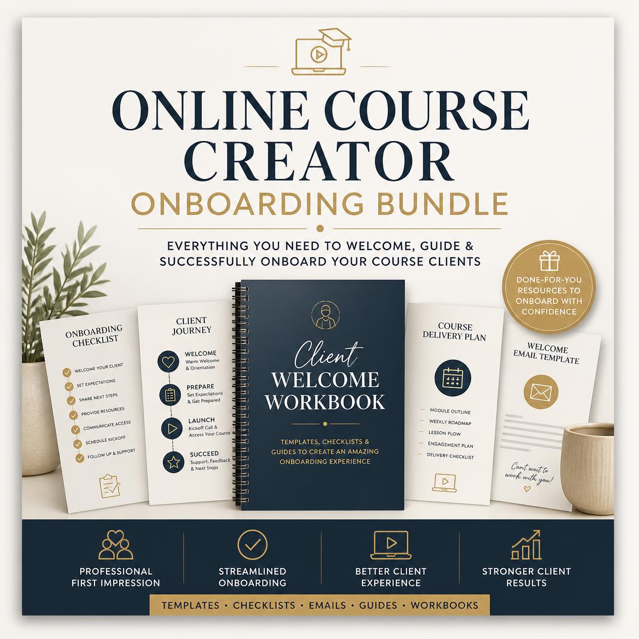 Online Course Creator Onboarding Bundle
