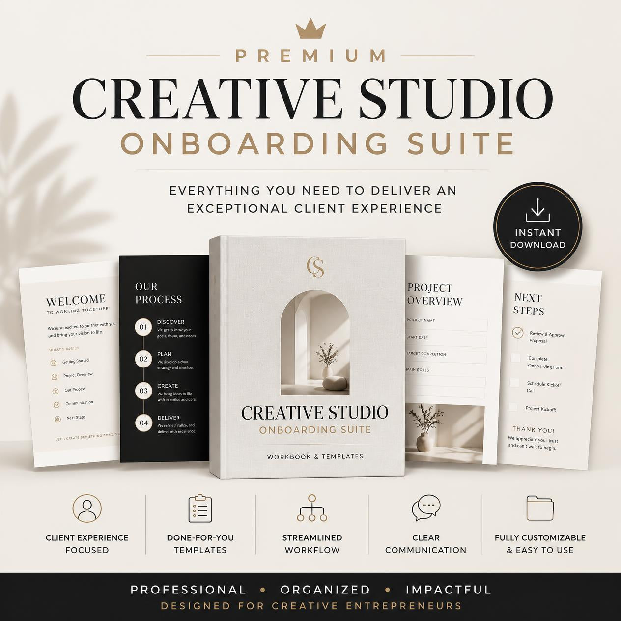 Premium Creative Studio Onboarding Suite