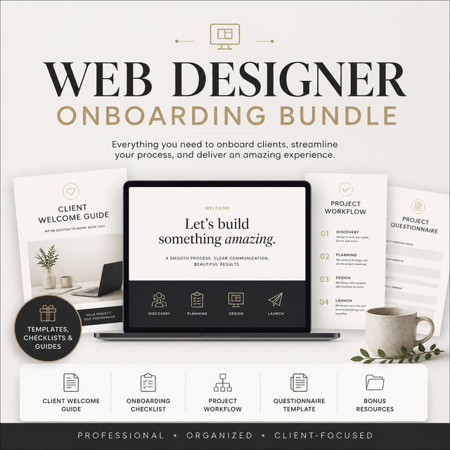Web Designer Onboarding Bundle
